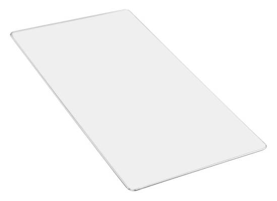 Deska ALVEUS szklana biała (415x215mm) (1087883)