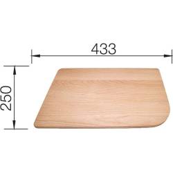 Deska BLANCO z drewna bukowego do DELTA stal - 433x250mm (513484)