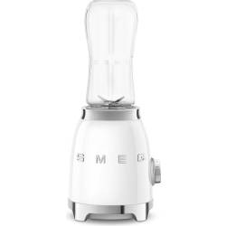 Blender sportowy SMEG PBF01WHEU biały połysk | 2 butelki BOTTLE-TO-GO 600 ml | linia 50's STYLE