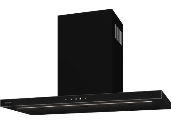Okap przyścienny De Dietrich DHB49740B | czarny mat | 720 m3/h