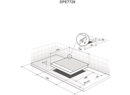 Płyta gazowa De Dietrich DPE7729XF | linia PLATINUM ___4 lata GWARANCJI___