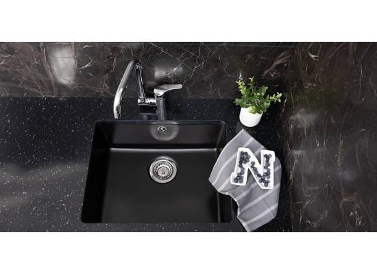 __WYSYŁKA 24H*__ | Zlew ceramiczny SONRA LAGOS 500-U CRISTA WHITE (58 biały połysk) (26500158)