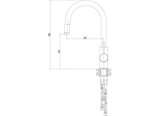 Bateria ALVEUS DELOS-P czarny nakrapiany | G91 (1129022)