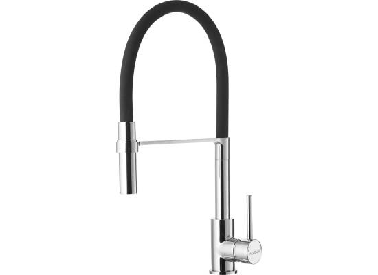 Bateria ALVEUS ELIA chrom + wąż czarny (1129024)