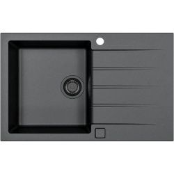Zlew ALVEUS CADIT 20 BLACK EDITION czarny nakrapiany | G91 (1148159) *** zamów wycięcie OTWORU na dozownik GRATIS ***
