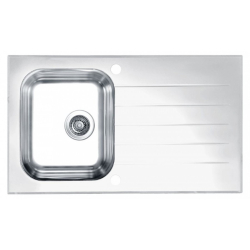 Zlew ALVEUS GLASSIX 10 szkło BIAŁE (1099462)