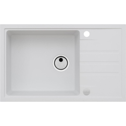 Zlew ALVEUS INTERMEZZO 130 biały | G11 (1313011) *** zamów wycięcie OTWORU na dozownik GRATIS ***