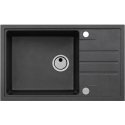 Zlew ALVEUS INTERMEZZO 130 czarny nakrapiany | G91 (1313091) *** zamów wycięcie OTWORU na dozownik GRATIS ***