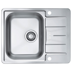 Zlew ALVEUS LINE MAXIM 60 stal SATYNA (1085947) *** zamów wycięcie OTWORU na dozownik GRATIS ***
