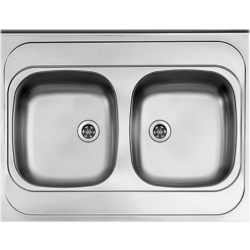 Zlew ALVEUS PRIMAL 20 | 80x60 | stal LEN (1124505) *** zamów wycięcie otworów GRATIS ***