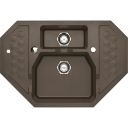 Zlew ALVEUS SENSUAL 60 chocolate | G03M (4306003) *** zamów wycięcie OTWORU na dozownik GRATIS ***