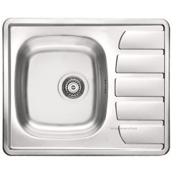 Zlew ALVEUS ZOOM 10 stal LEN (1098941) *** zamów wycięcie otworów GRATIS ***
