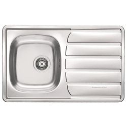 Zlew ALVEUS ZOOM 20 stal LEN (1098939) *** zamów wycięcie otworów GRATIS ***