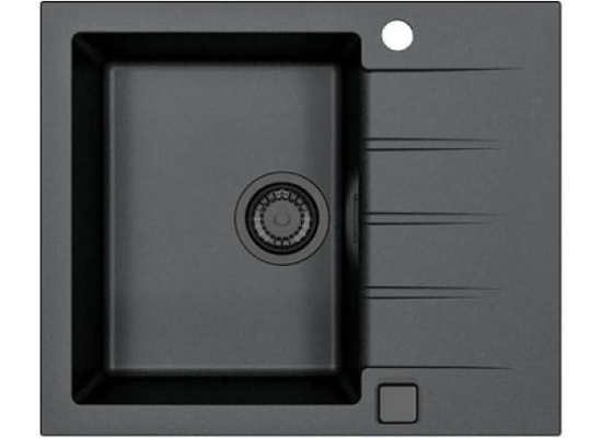 Zlew ALVEUS CADIT 10 BLACK EDITION czarny nakrapiany | G91 (1148158) *** zamów wycięcie OTWORU na dozownik GRATIS ***