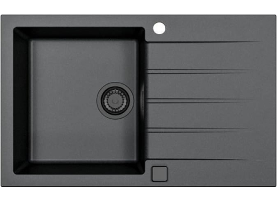 Zlew ALVEUS CADIT 20 BLACK EDITION czarny nakrapiany | G91 (1148159) *** zamów wycięcie OTWORU na dozownik GRATIS ***