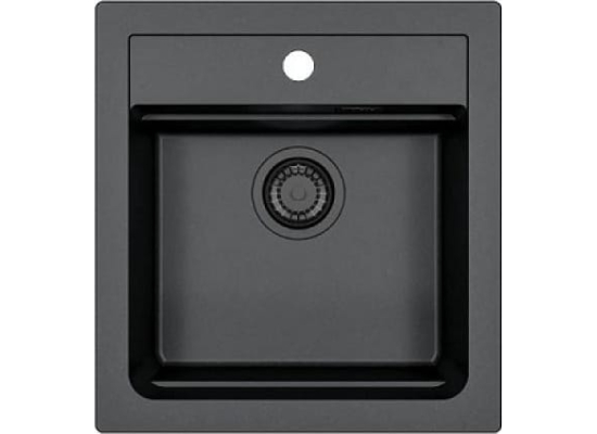 Zlew ALVEUS ATROX 20 BLACK EDITION czarny nakrapiany | G91 (1148161) *** zamów wycięcie OTWORU na dozownik GRATIS ***