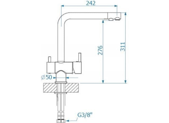 Bateria ALVEUS AQUILA biały | G11 (1139806)