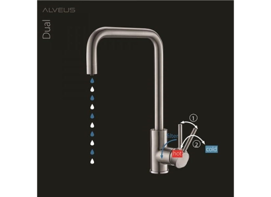 Bateria ALVEUS DUAL chrom (1139809)