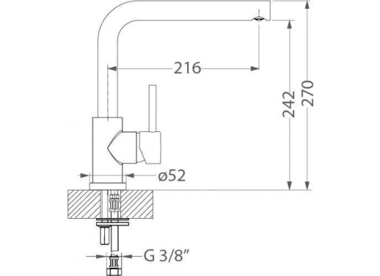 Bateria ALVEUS FLUID MONARCH antracyt PVD (1134843)