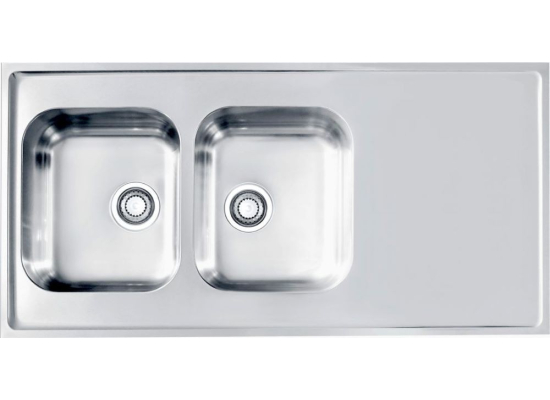 Zlew ALVEUS CLASSIC PRO 100 | 120x60 | stal SATYNA (1130474) *** zamów wycięcie otworów GRATIS ***