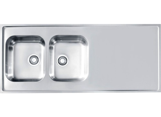 Zlew ALVEUS CLASSIC PRO 110 | 140x60 | stal SATYNA (1132129) *** zamów wycięcie otworów GRATIS ***