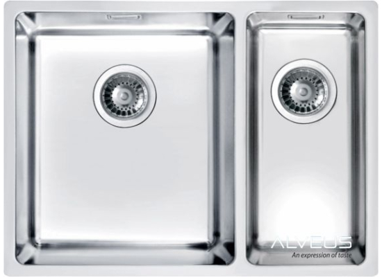 Zlew ALVEUS KOMBINO 120 stal SATYNA (1101960)