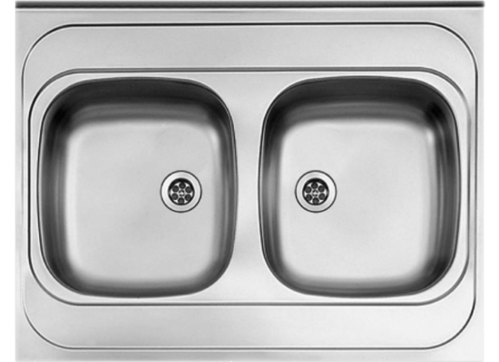 Zlew ALVEUS PRIMAL 20 | 80x60 | stal LEN (1124505) *** zamów wycięcie otworów GRATIS ***