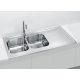 Zlew ALVEUS CLASSIC PRO 100 | 120x60 | stal SATYNA (1130474) *** zamów wycięcie otworów GRATIS ***