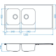 Zlew ALVEUS CLASSIC PRO 100 | 120x60 | stal SATYNA (1130474) *** zamów wycięcie otworów GRATIS ***