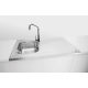 Zlew ALVEUS CLASSIC PRO 70 | 100x60 | stal SATYNA (1130471) *** zamów wycięcie otworów GRATIS ***