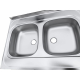 Zlew ALVEUS PRIMAL 20 | 80x60 | stal LEN (1124505) *** zamów wycięcie otworów GRATIS ***