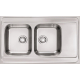 Zlew ALVEUS CLASSIC PRO 80 | 100x60 | stal SATYNA (1130472) *** zamów wycięcie otworów GRATIS ***