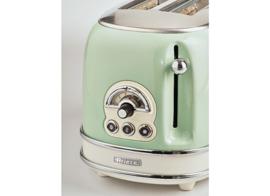 Toster na 2 kromki ARIETE 155/04 Vintage (kolor ZIELONY)