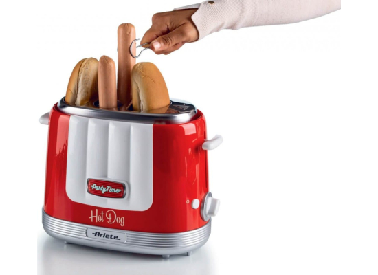 Urządzenie do hot dogów ARIETE hot dog 206/00 czerwony | seria Partytime