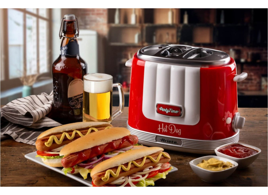 Urządzenie do hot dogów ARIETE hot dog 206/00 czerwony | seria Partytime