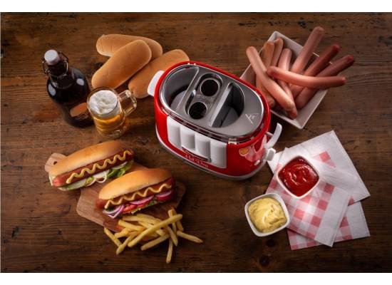 **__WYSYŁKA 24H__** Urządzenie do hot dogów ARIETE hot dog 206/00 czerwony | seria Partytime