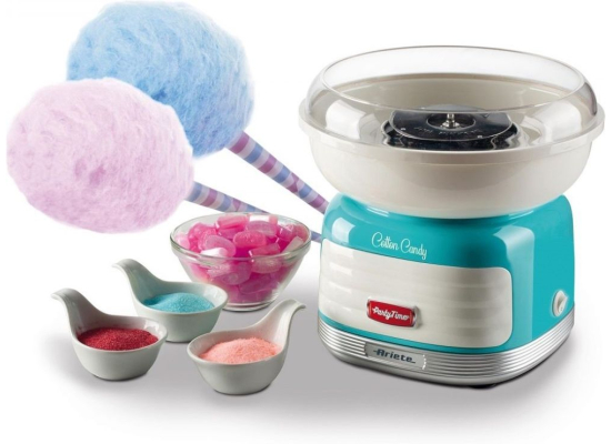 Urządzenie do waty cukrowej ARIETE 2973/01 cotton candy (kolor NIEBIESKI)