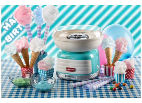 Urządzenie do waty cukrowej ARIETE 2973/01 cotton candy (kolor NIEBIESKI)