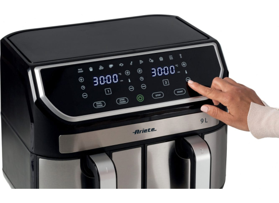 __WYSYŁKA 24H*__ | Frytkownica beztłuszczowa ARIETE air fryer dual metal 4625/00 | 2 x 4,5l