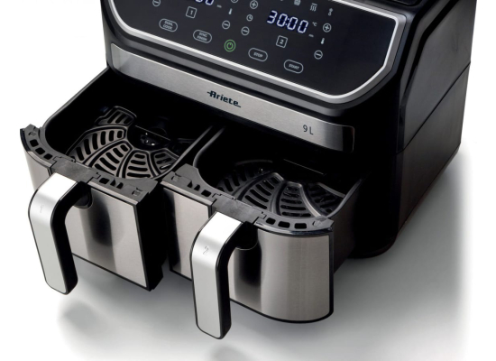 __WYSYŁKA 24H*__ | Frytkownica beztłuszczowa ARIETE air fryer dual metal 4625/00 | 2 x 4,5l