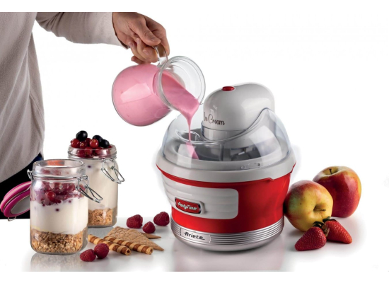 __WYSYŁKA 24H*__ | Urządzenie do lodów ARIETE gelato italia 643/00 czerwony | seria Partytime