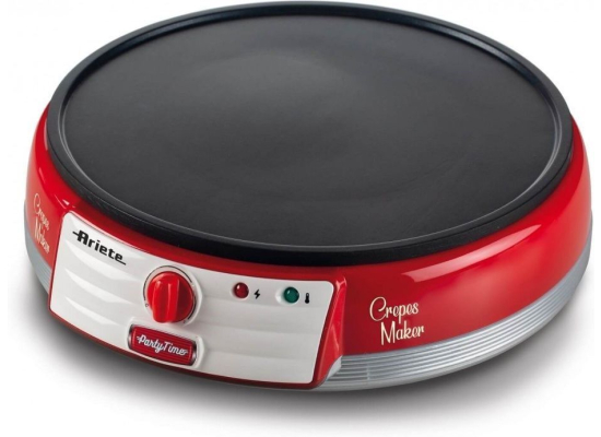 __WYSYŁKA 24H*__ | Naleśnikarka elektryczna ARIETE 202/00 crepes maker (kolor CZERWONY)
