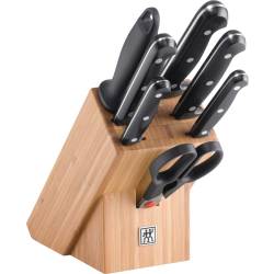_WYSYŁKA 24H*_| Zestaw 5 noży w drewnianym bloku Zwilling Twin Chef (34931-003-0)