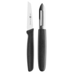 _WYSYŁKA 24H*_| Zestaw: Nóż + obieraczka Zwilling Twin Grip (35211-001-0)