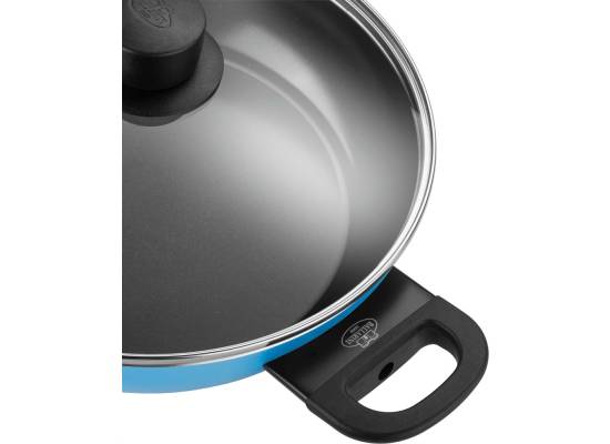 _WYSYŁKA 24H*_| Głęboka patelnia indukcyjna z 2 uchwytami Ballarini Caprera - 28 cm, Niebieski (1025110)