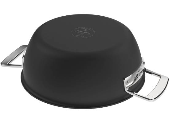 _WYSYŁKA 24H*_| Patelnia głęboka z 2 uchwytami i pokrywką Demeyere Black 5 - 24 cm (1026913)