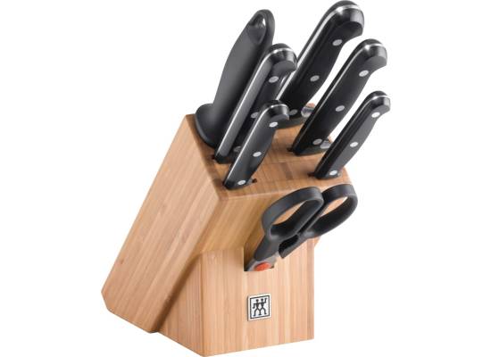 _WYSYŁKA 24H*_| Zestaw 5 noży w drewnianym bloku Zwilling Twin Chef (34931-003-0)