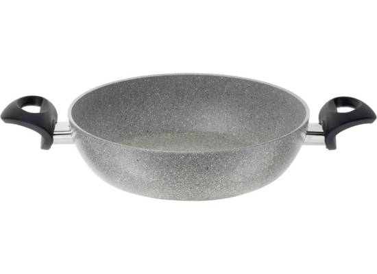 _WYSYŁKA 24H*_| Głęboka patelnia granitowa indukcyjna z 2 uchwytami Ballarini Ferrara - 24 cm (FERG3K0.24D)