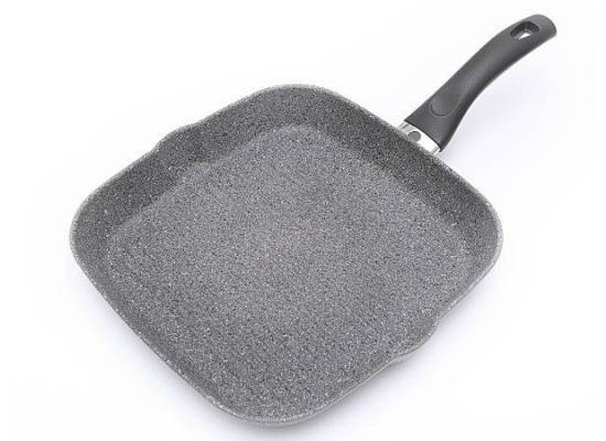 _WYSYŁKA 24H*_| Grillowa patelnia granitowa indukcyjna Ballarini Ferrara - 28 cm (FERG9F0.28U)