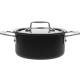 _WYSYŁKA 24H*_| Garnek niski z pokrywką Demeyere Black 5 - 2.2 ltr (1029067)